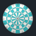 Blue Topaz And White<br><div class="desc">Blue Topaz And White Dart Board</div>