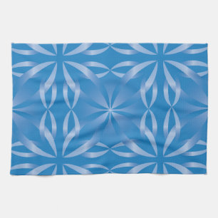 blue topaz pattern tea towel