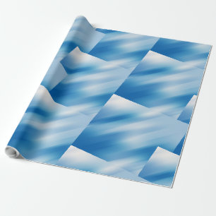 Blue topaz wrapping paper