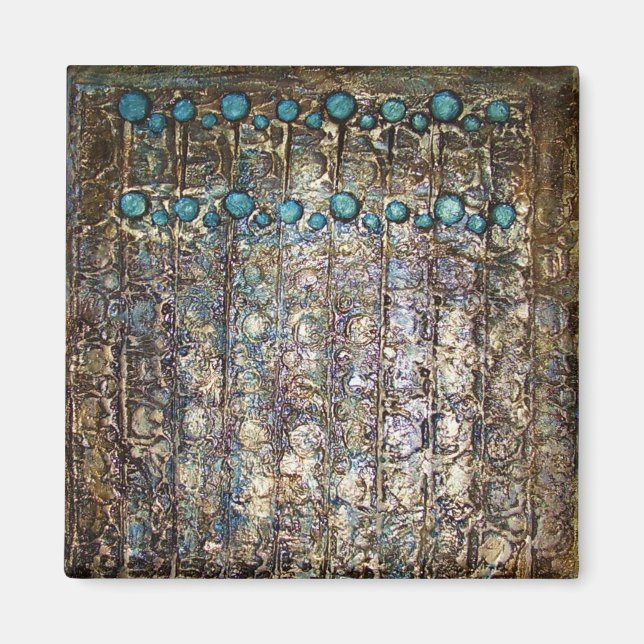 blue topez magnet (Front)