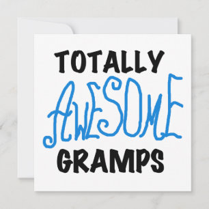 Blue Totally Awesome Gramps T-shirts and Gifts