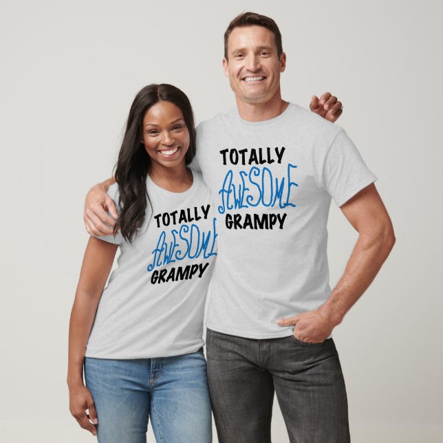 Blue Totally Awesome Grampy Tshirts and Gifts (Unisex)