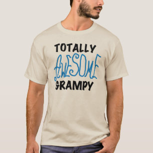 Blue Totally Awesome Grampy Tshirts and Gifts