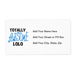 Blue Totally Awesome Lolo T-shirts and Gifts