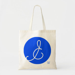 & blue tote bag