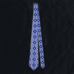 Blue traditional Baltic Latvian Pattern Tie<br><div class="desc">Blue traditional Baltic Latvian Pattern</div>