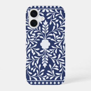 Blue Traditional Bone Inlay iPhone Case