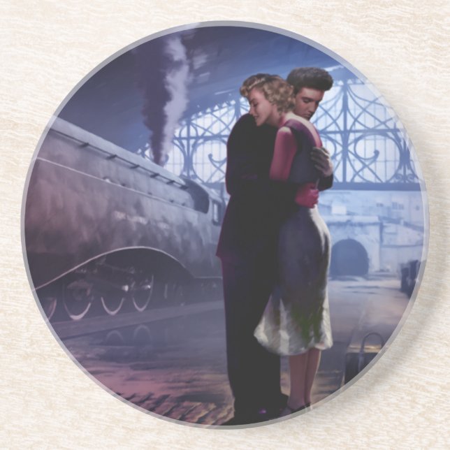 Blue Train Coaster (Front)