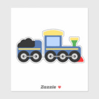 Blue Train Engine and Coal Car