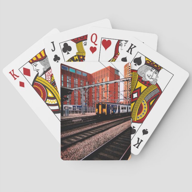 Blue train , Leeds Playing Cards (Back)