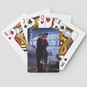 Blue Train Playing Cards
