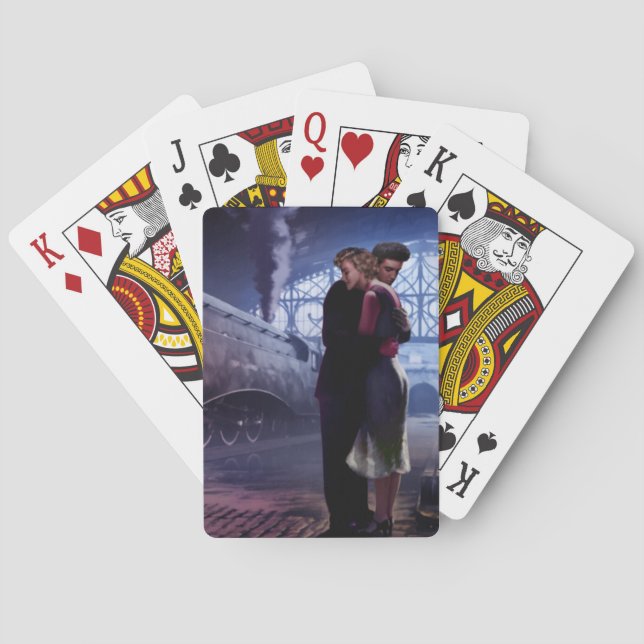 Blue Train Playing Cards (Back)