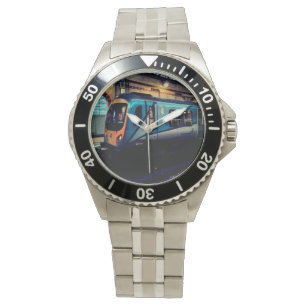Blue train watch