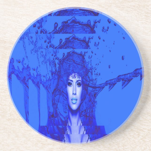 Blue Trance Coaster (Front)