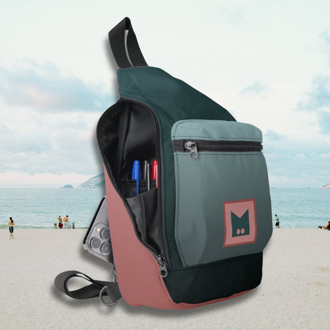 Blue travel sports unisex sling cross body bag (Creator Uploaded)