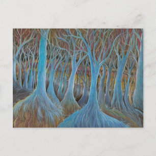'Blue Tree Forest' postcard