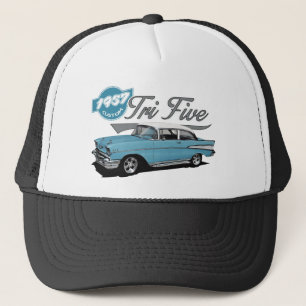 Blue Tri Five Trucker Hat