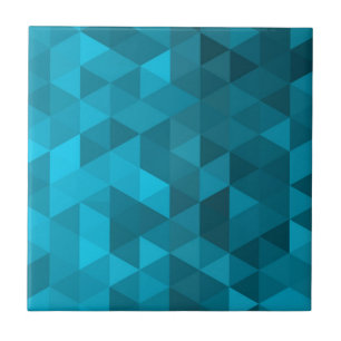 blue triangle background abstract pattern low poly tile