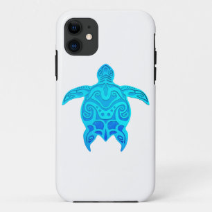 Blue Tribal Turtle Case-Mate iPhone Case
