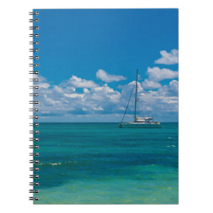 Blue Tropical Bay Seascape Notebook