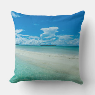 Blue tropical seascape, Palau Cushion