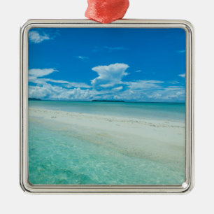 Blue tropical seascape, Palau Metal Tree Decoration