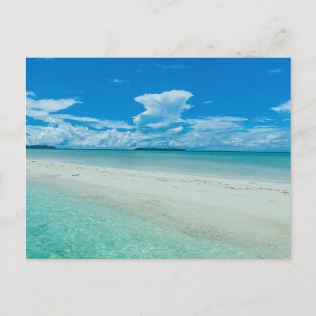 Blue tropical seascape, Palau Postcard (Front)