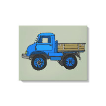 Blue truck