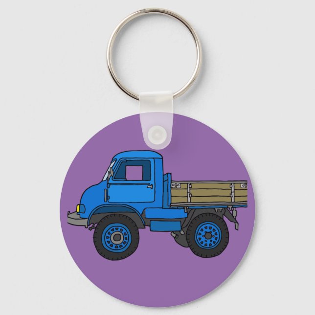 Blue truck key ring (Front)