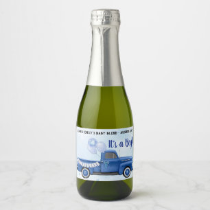Blue Truck Mini Sparkling Wine Labels