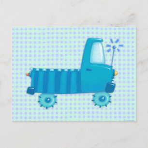 Blue Truck Postcard