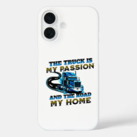 Blue Truck Speed Road Passion Home Driver Design