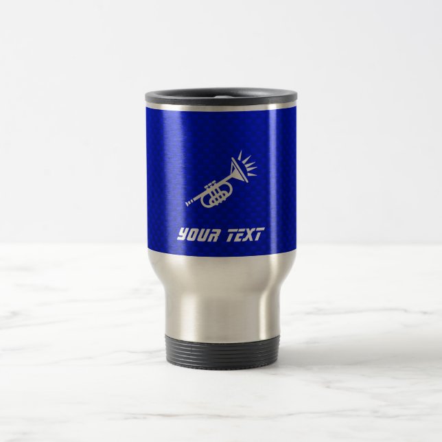 Blue Trumpet Travel Mug (Center)