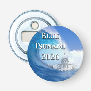 Blue Tsunami Election 2026 Bottle Opener