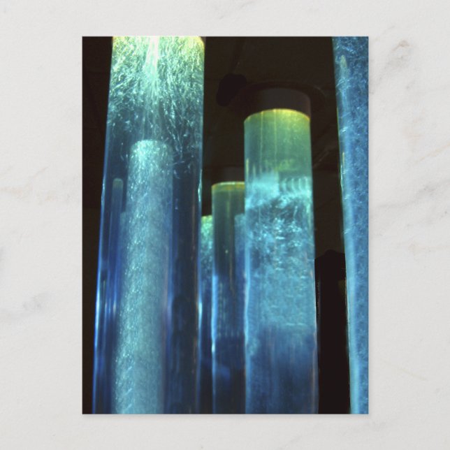 Blue Tubes Postcard (Front)