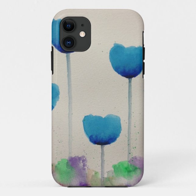 Blue Tulip iPhone 5/5s/5c Case-Mate iPhone Case (Back)