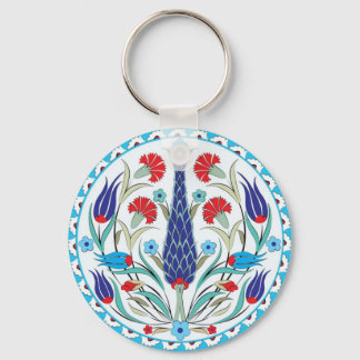 Blue Tulip Turkish design Stylish Key Ring