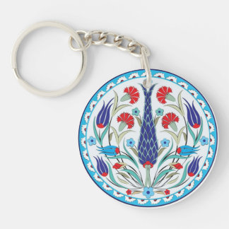 Blue Tulip Turkish design Stylish Key Ring