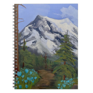 Blue Tulips on a hike Notebook