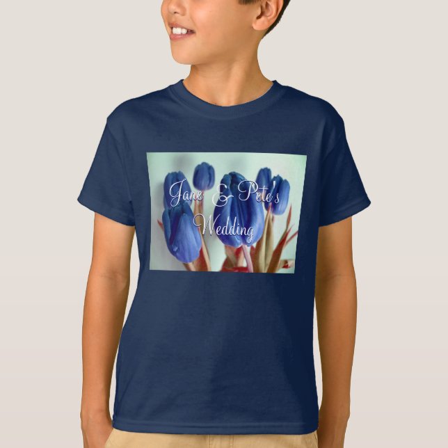 Blue Tulips T-Shirt (Front)