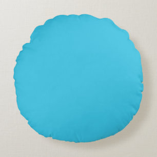 Blue Turquoise colour Round Cushion