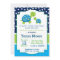 Blue Turtle Baby Shower Invitation (Boy)