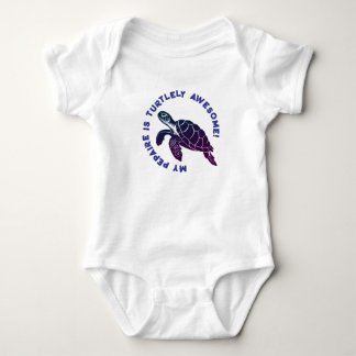 Blue Turtle PEPAIRE Baby Bodysuit