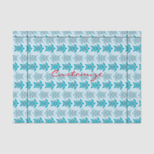 Blue Turtles Swimming Thunder_Cove Tissue Paper
