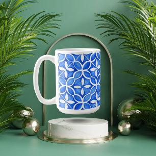 Blue Tuscan Tile Style Coffee Mug
