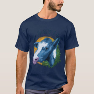 Blue UC Davis Cow T-Shirt
