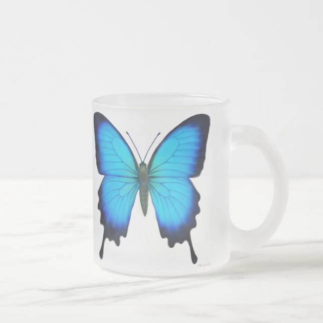Blue Ulysses Butterfly Mug (Right)