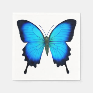 Blue Ulysses Butterfly Napkins