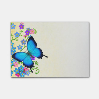 Blue Ulysses Butterfly Post-it Notes