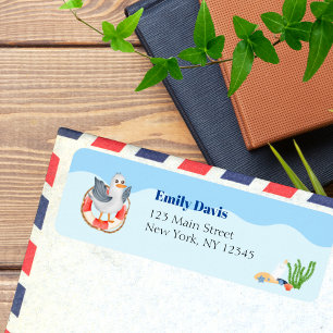 Blue Under the Sea Baby Boy Shower Seabird